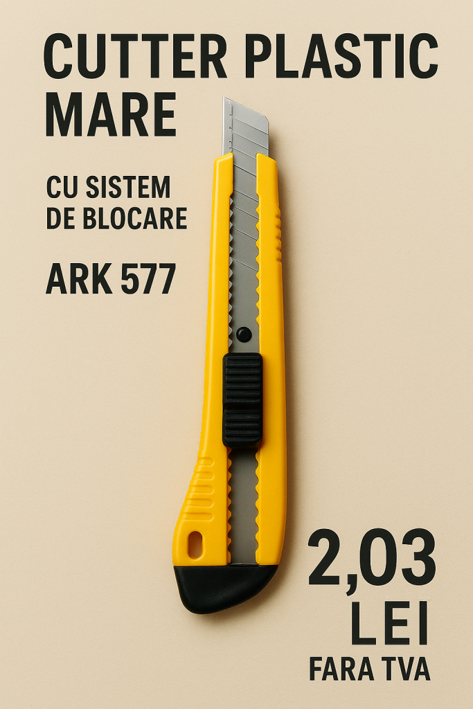 Cutter plastic mare cu sistem de blocare, ARK 577