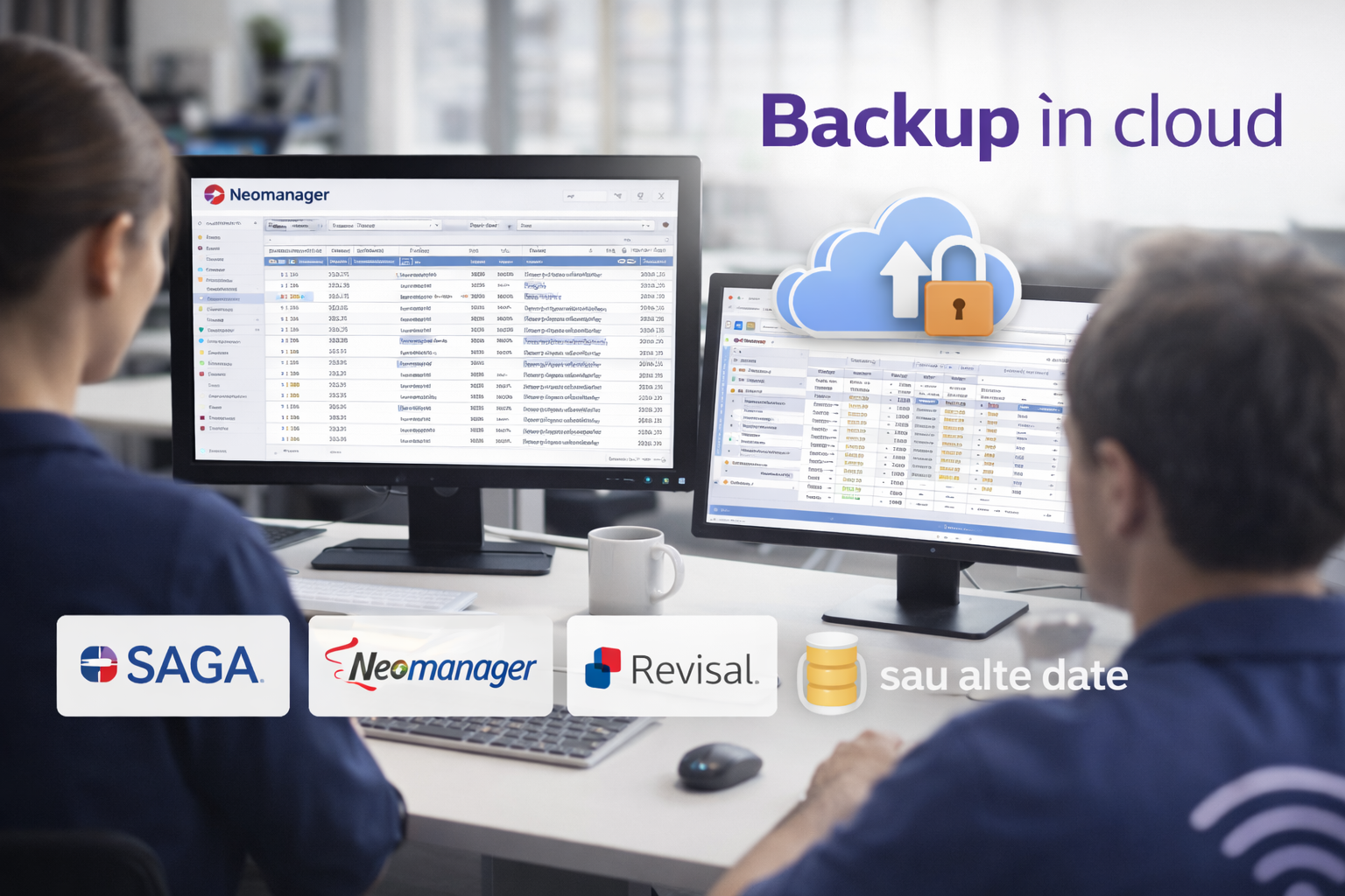 Backup baze de date SAGA, NeoManager si Revisal