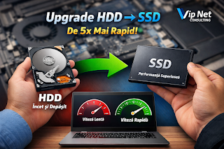 Upgrade SSD laptop și PC în București