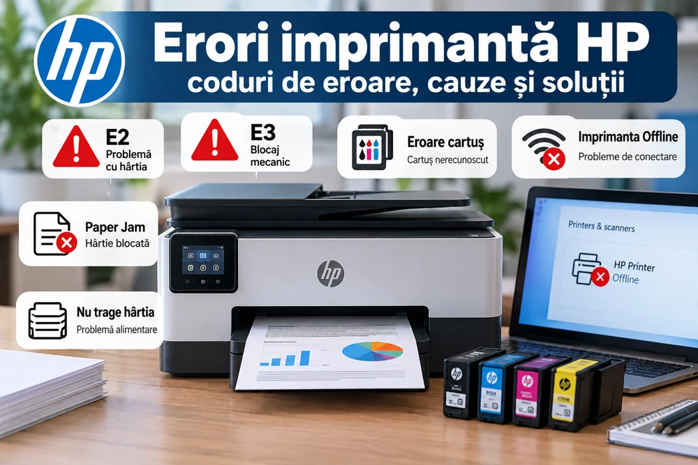 eroare E2 imprimanta HP